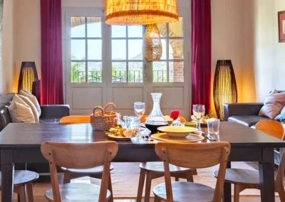 Carrasca living area leading onto private terrace