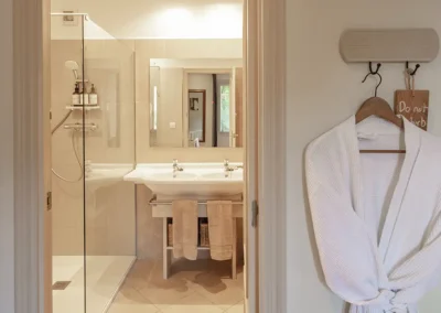 Olivera our baby friendly suite has a spacious bahtroom with walk in shower (baby bath provided)