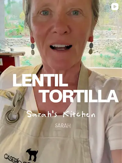 Find Sarah's toddler friendly recipe for lentil torilla on Instagram Sarah's toddler friendly lentil tortilla is a big hit, get the recipe on instagram